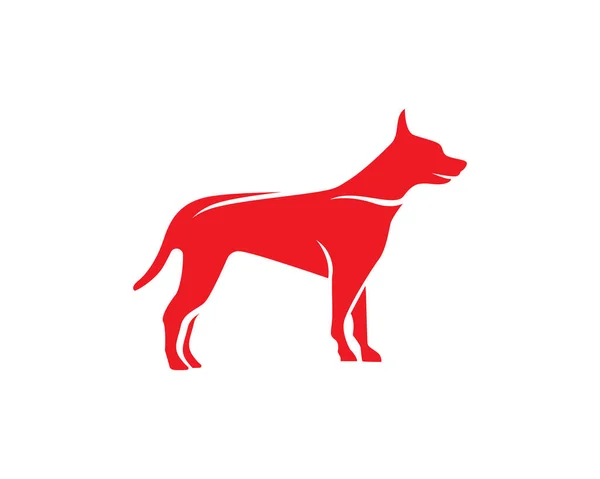 Dog head symbols and logo vectors template — Stock Vector