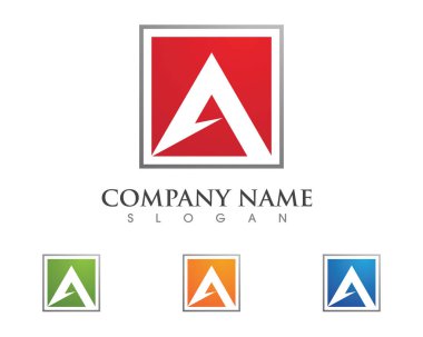 Bir harf logo şablonu