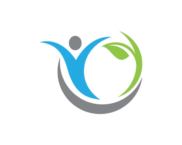 Opieki zdrowotnej osób logo i symbole — Wektor stockowy