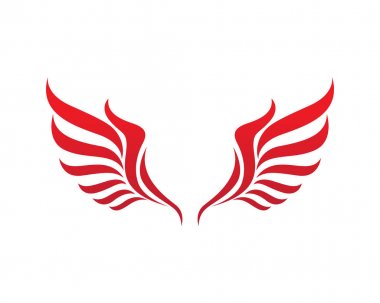 Kanatları set simgeleri pegasus at