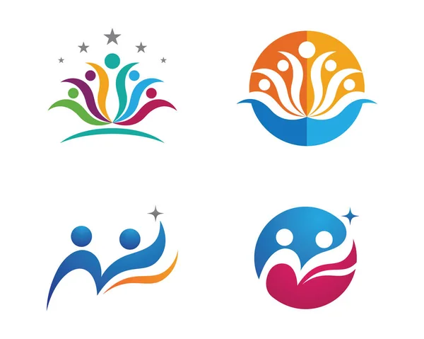 Дизайн векторной иконки логотипа Family Tree — стоковый вектор