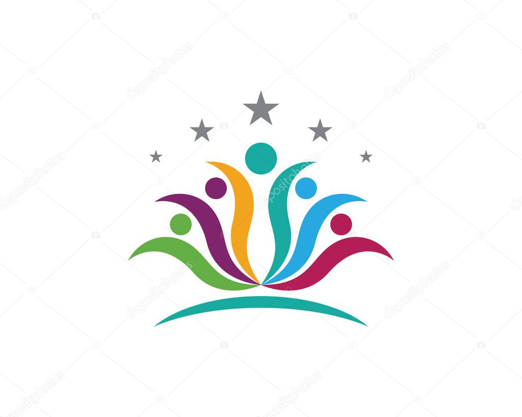 Family Tree Logo template vector icon design