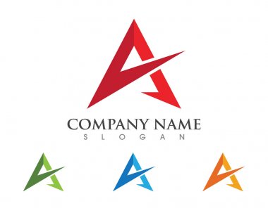 Bir harf logo şablonu