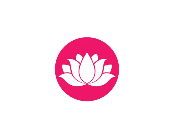 Lotus Flower znamení pro Wellness, Spa a jóga. Vektorové ilustrace — Stockový vektor