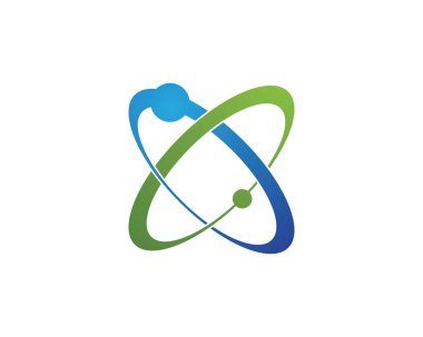 Vektör - teknoloji daire logo ve sembolleri