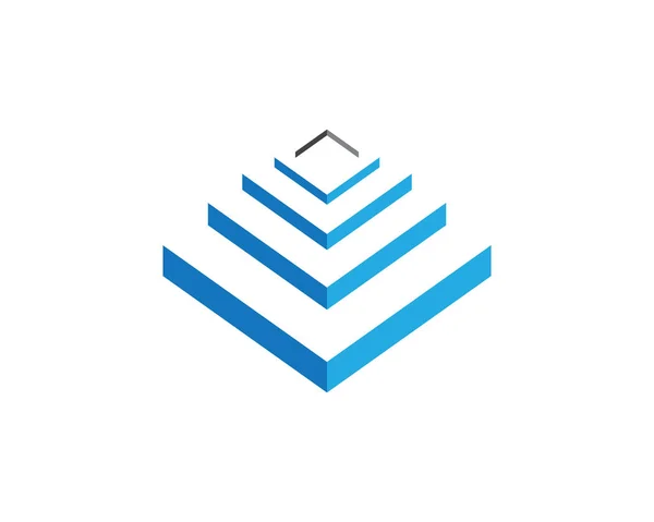 Vector - Plantilla de diseño de logotipo abstracto empresarial — Vector de stock