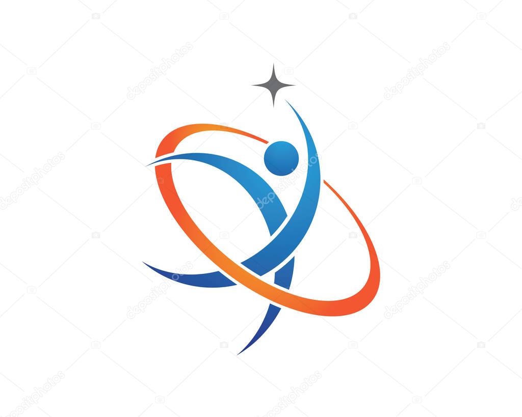 Health success life people logo