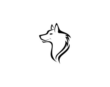 Wolf Logo şablonu ve sembolleri şablonu