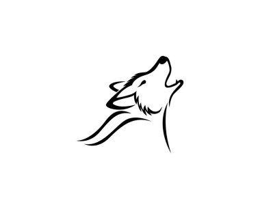 Wolf Logo şablonu ve sembolleri şablonu