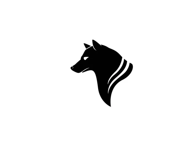 オオカミのロゴのテンプレートとシンボル テンプレート — ストックベクタ