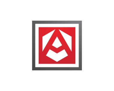 Bir Harf Logosu İş Şablonu Vektör simgesi