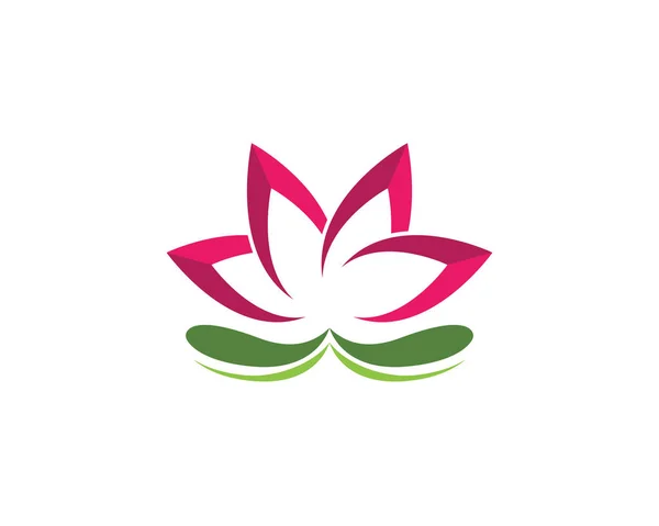 Vektor - Lotus Flower jel a Wellness, a Spa és a jóga. Vektoros illusztráció — Stock Vector