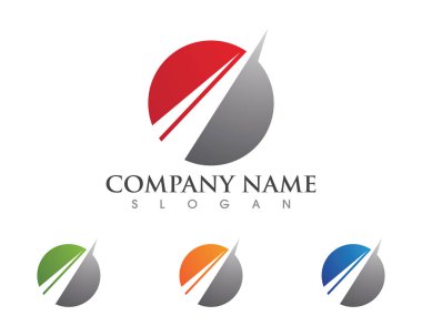 Vektör - İş soyut logo tasarım şablonu 