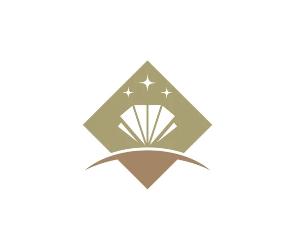Elmas Logo şablonu sembolleri — Stok Vektör
