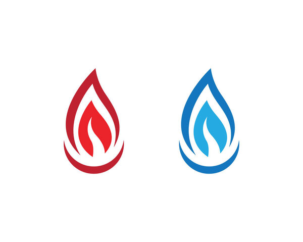  Fire flame Logo Template