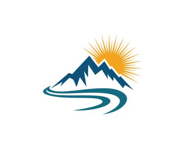 Dağ Logosu İş Şablonu Vektörü