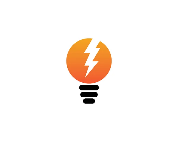 Lightning Logo Template — Stock Vector