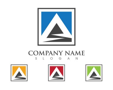 Bir Harf Logosu İş Şablonu Vektör simgesi