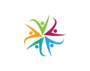 Topluluk insanlar logo ve sembolleri logosu