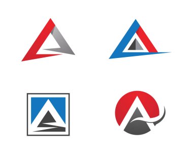 Bir Harf Logosu İş Şablonu Vektör simgesi