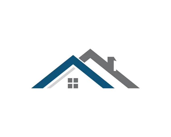 Immobiliare e home building logo icone modello — Vettoriale Stock