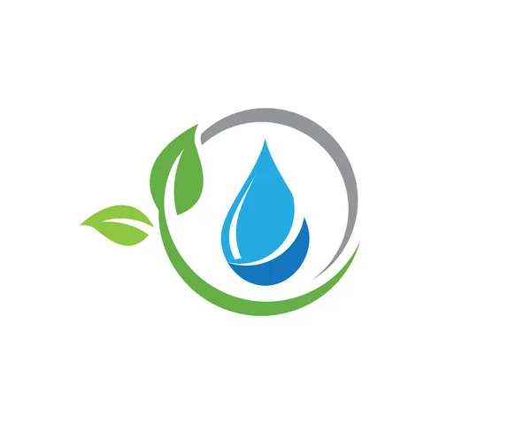 Modelo de logotipo de folha de árvore ecológica — Vetor de Stock