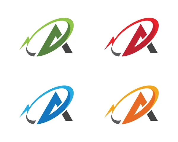 A letter logo — Stock Vector