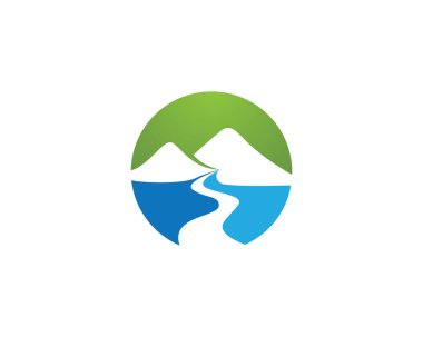 Dağlar Logo şablonu