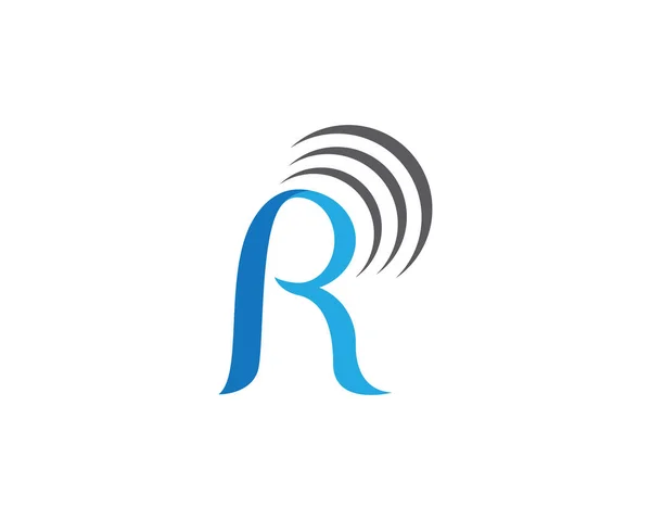 R Letter Logo — Stock Vector