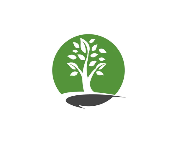 Logotipos de la ecología hoja verde naturaleza elemento vector icono — Archivo Imágenes Vectoriales