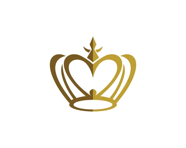 Crown Logo Template vector illustration — Stock Vector