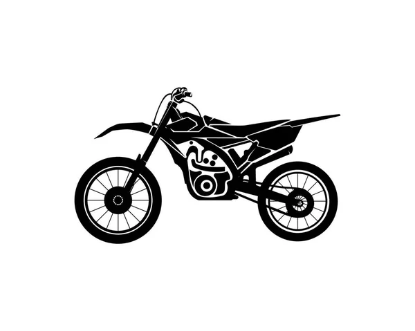 アメリカン スタイル オートバイ シンボル — ストックベクタ
