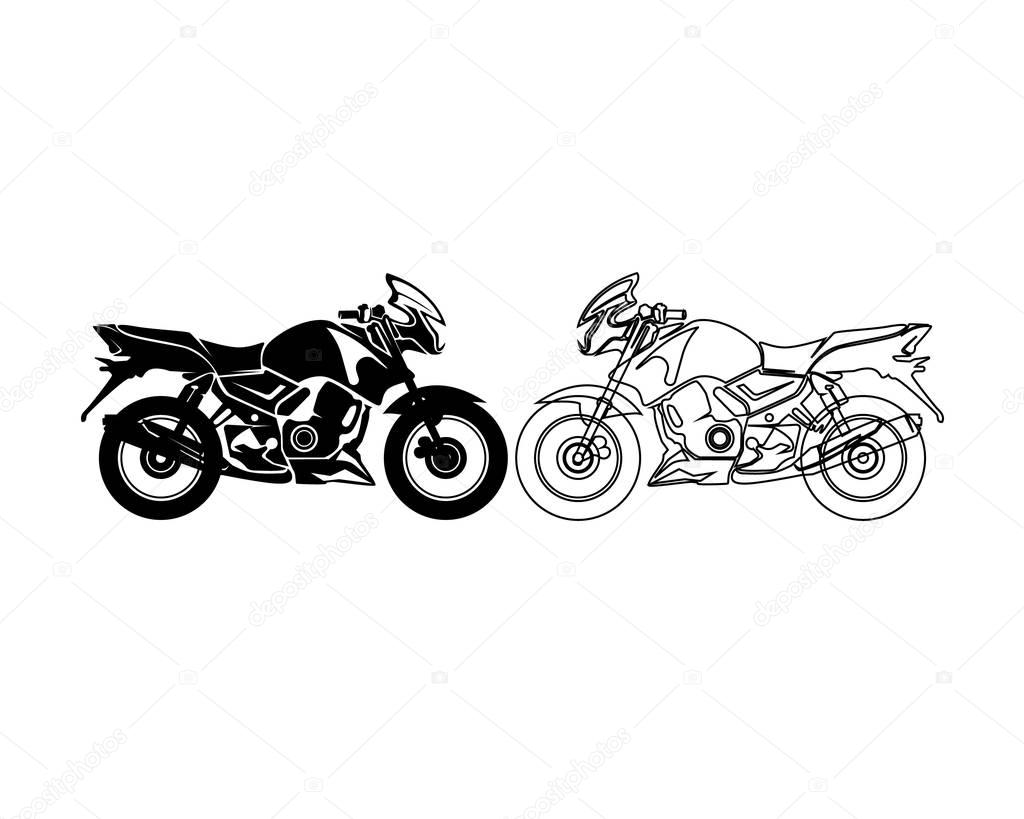 american style motorcycle symbols