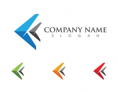 Ok vektör illüstrasyon simgesi Logo Şablonu tasarımı