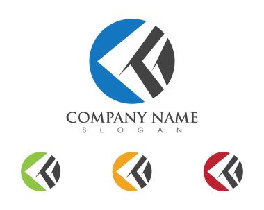 Ok vektör illüstrasyon simgesi Logo Şablonu tasarımı