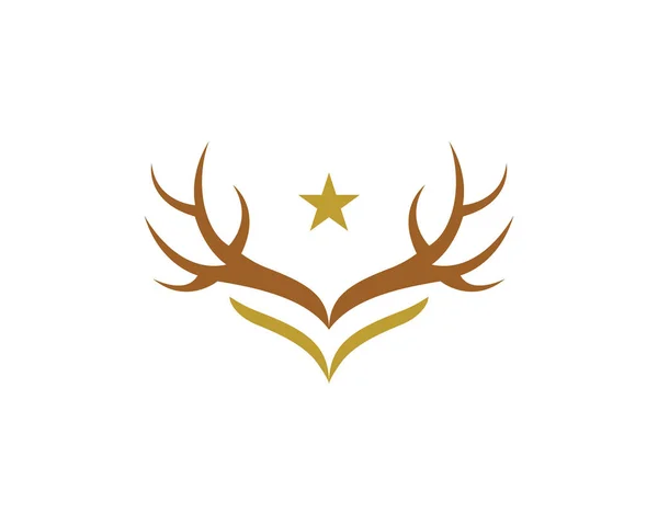 Deer Logo mall — Stock vektor
