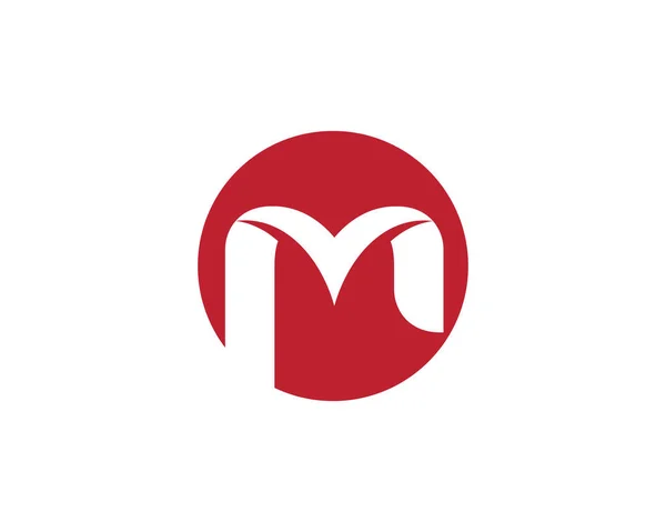 Modèle de logo professionnel M Letter Logo Business — Image vectorielle