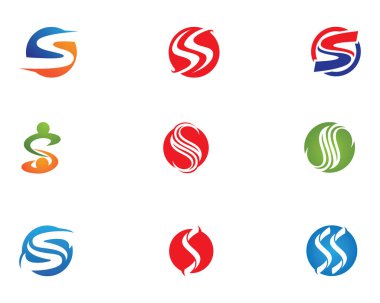 S Harfi Logo şablonu