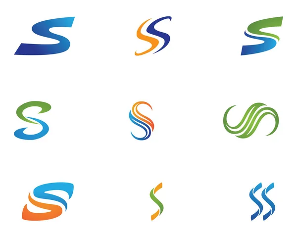 S Letter Logo Vorlage — Stockvektor