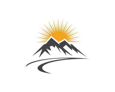 Dağlar Logo şablonu