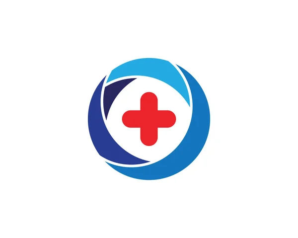 Cloud santé médicale Logo Gen — Image vectorielle