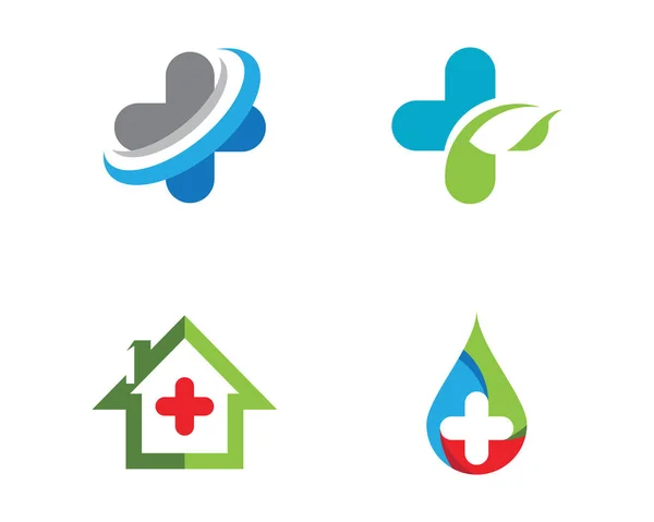 Felhő egészségügyi orvosi logó Gen — Stock Vector