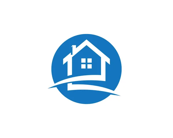 Πρότυπο εικονιδίων λογότυπου ακινήτων και κτιρίων κατοικιών — Διανυσματικό Αρχείο