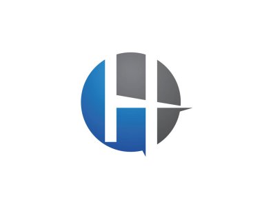 H harfleri logo ve iş 