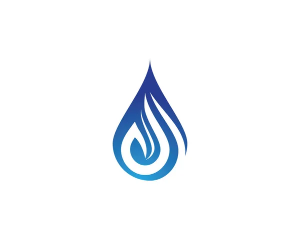 Gotas de água logotipo e símbolos —  Vetores de Stock