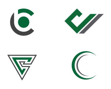 G harfi Logo şablonu vektör simgesi tasarım