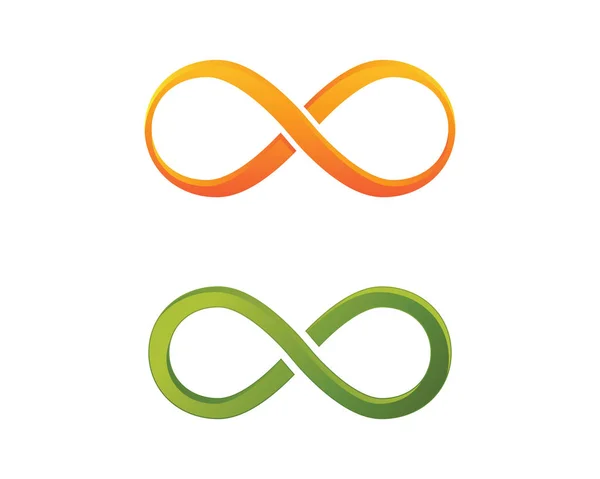Modelo de logotipo infinito —  Vetores de Stock