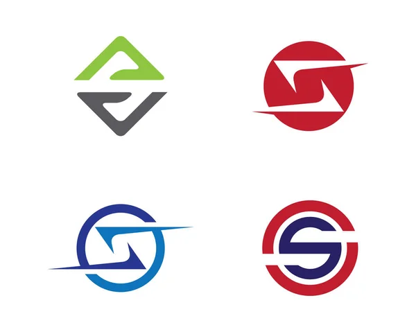 S Letter Logo Vorlage — Stockvektor