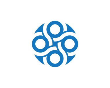 İş kurumsal soyut birlik vektör logosu tasarım şablonu