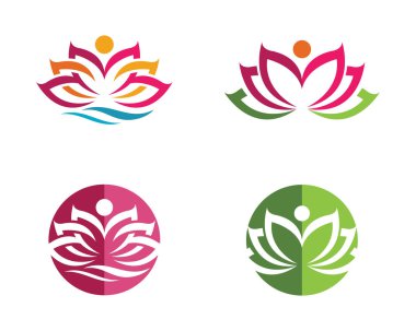 Güzellik Lotus Logo şablonu